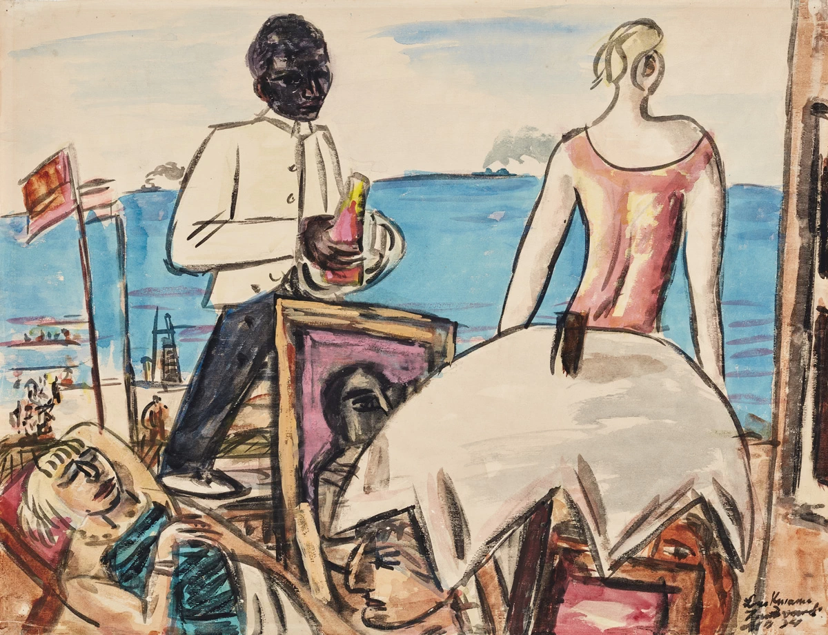 Caffè sulla spiaggia di Zandvoort - Kunstmuseum Bern